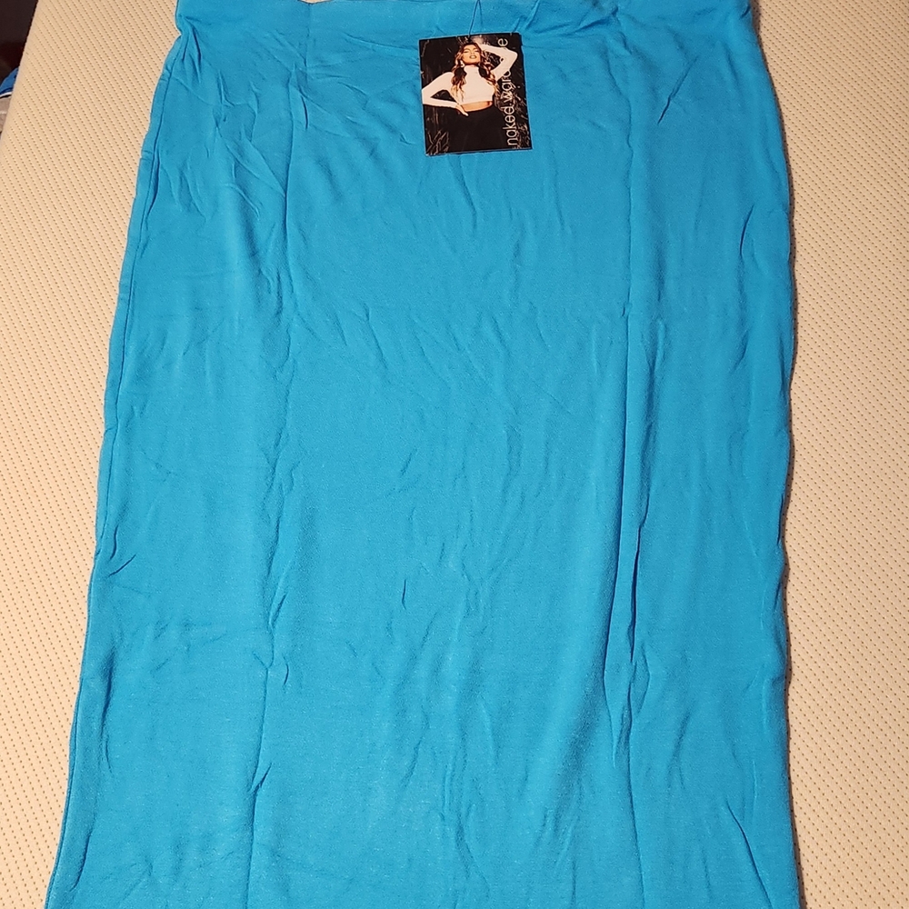 Naked Wardrobe Bandeau Maxi Pencil Skirt NWT Two Piece